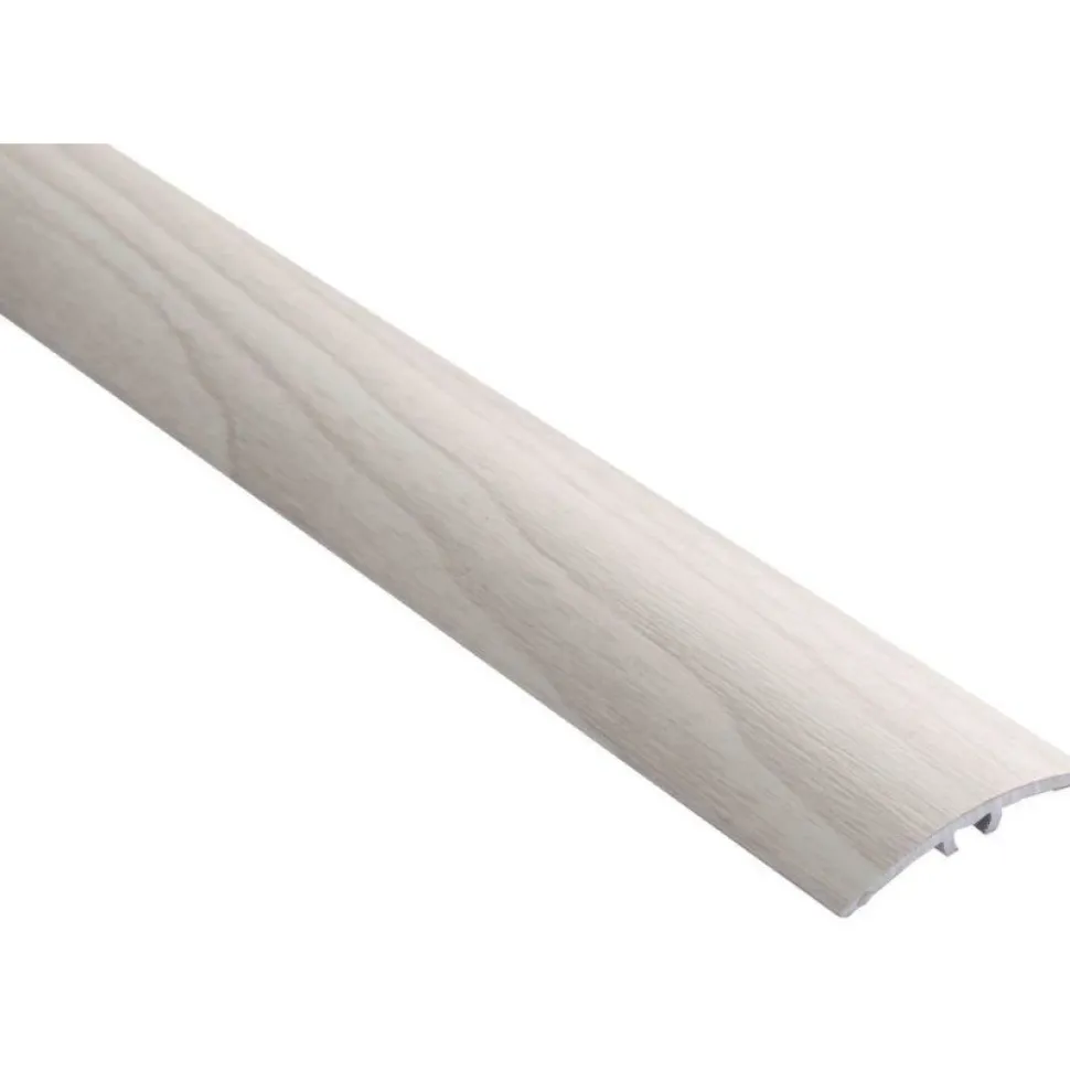 Eritasolista Maler sileä 0-10mm 5x40x2000mm alumiini tulppa valkotammi