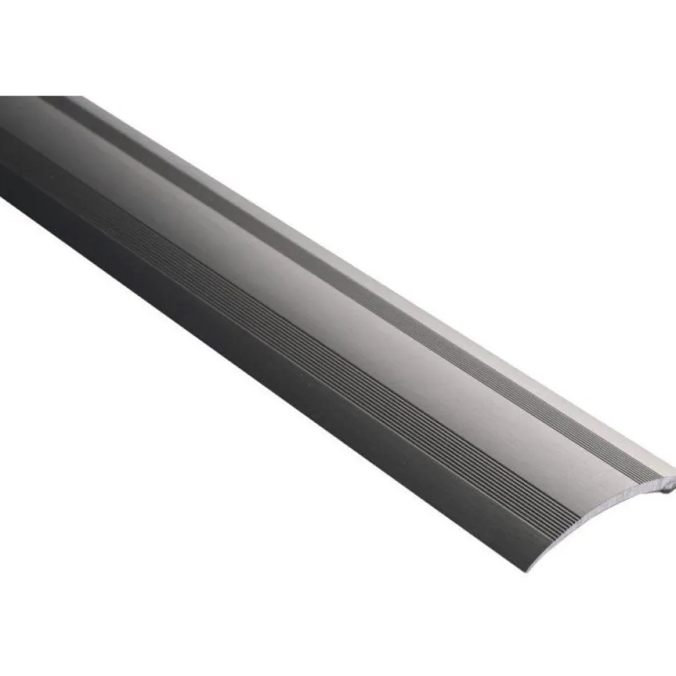 Eritasolista Maler uritettu 0-10mm 6,2x41x1000mm alumiini tarra harjattu grafiitti
