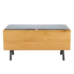 Eteisen penkki Home4You Aalborg 90x32x46cm, tammi