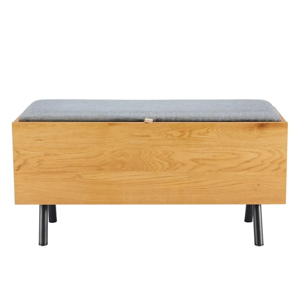 Eteisen penkki Home4You Aalborg 90x32x46cm, tammi
