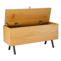 Eteisen penkki Home4You Aalborg 90x32x46cm, tammi