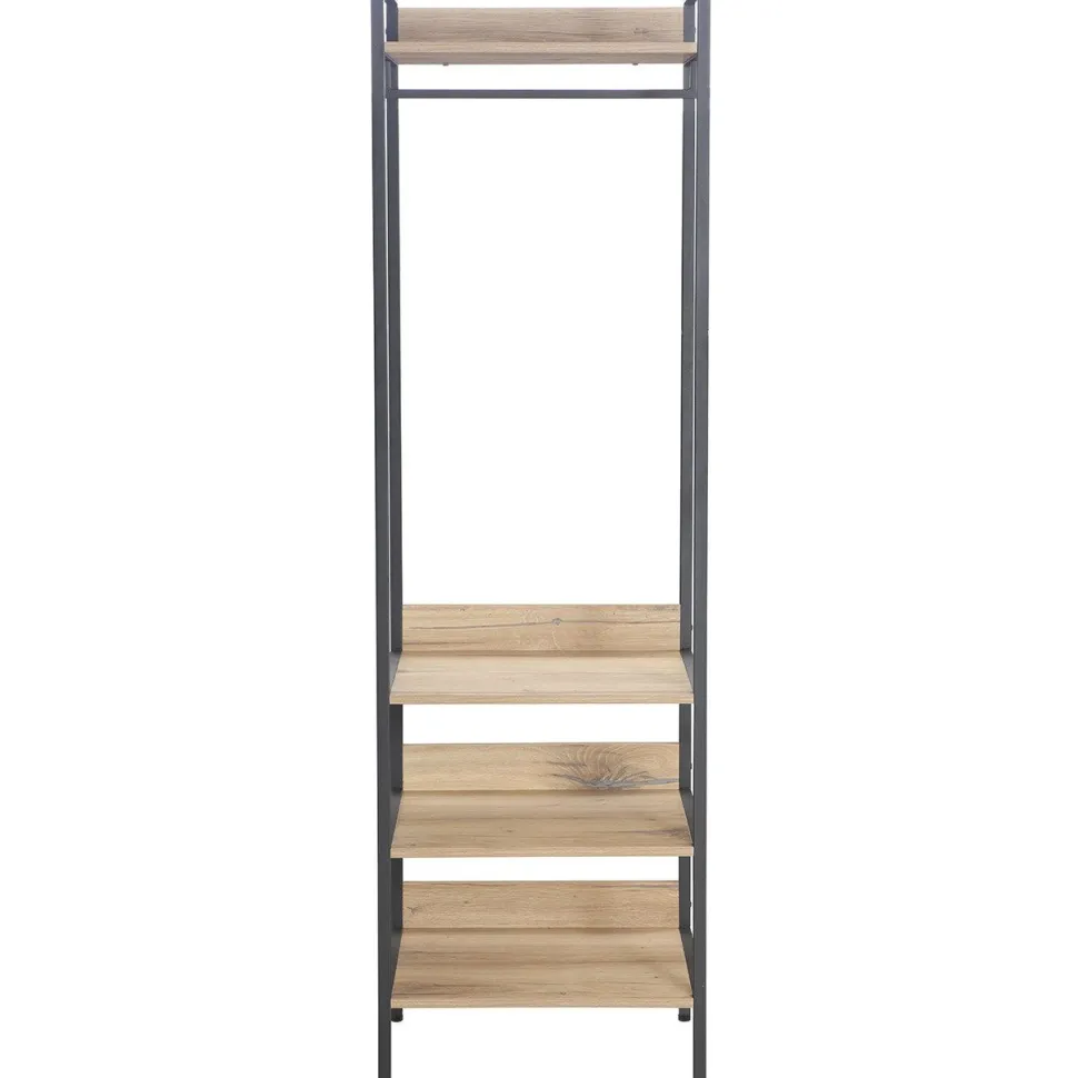 Eteishylly Home4You HANNES 52x40xK180 cm, rustiikkinen melamiini, ruskea