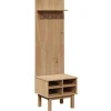 Eteisyksikkö OTTA 50x40x160 cm täysi mänty (13463)