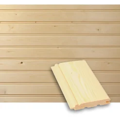 Helmipaneeli Tuuli Indoor STK, 15x95x5400mm, VM/EM mänty, puuvalmis
