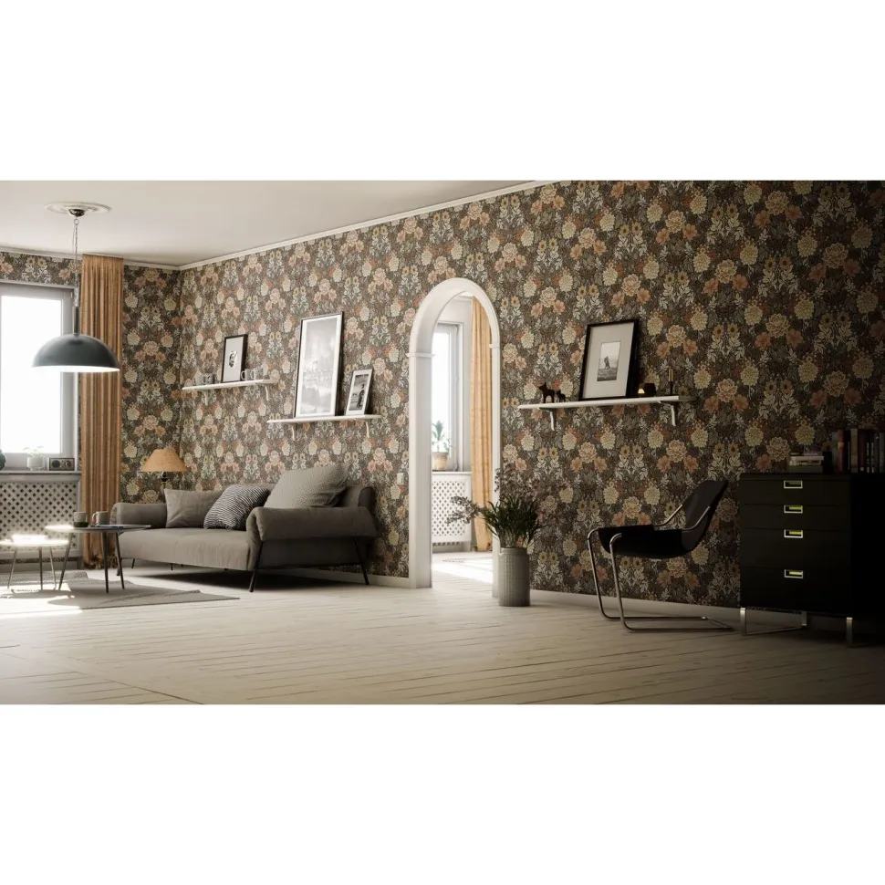 Holvikaari Lundbergs Roma 860 MDF valkoinen