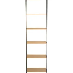 Hylly Home4You HARPER 50x30xK180 cm, saarni/musta