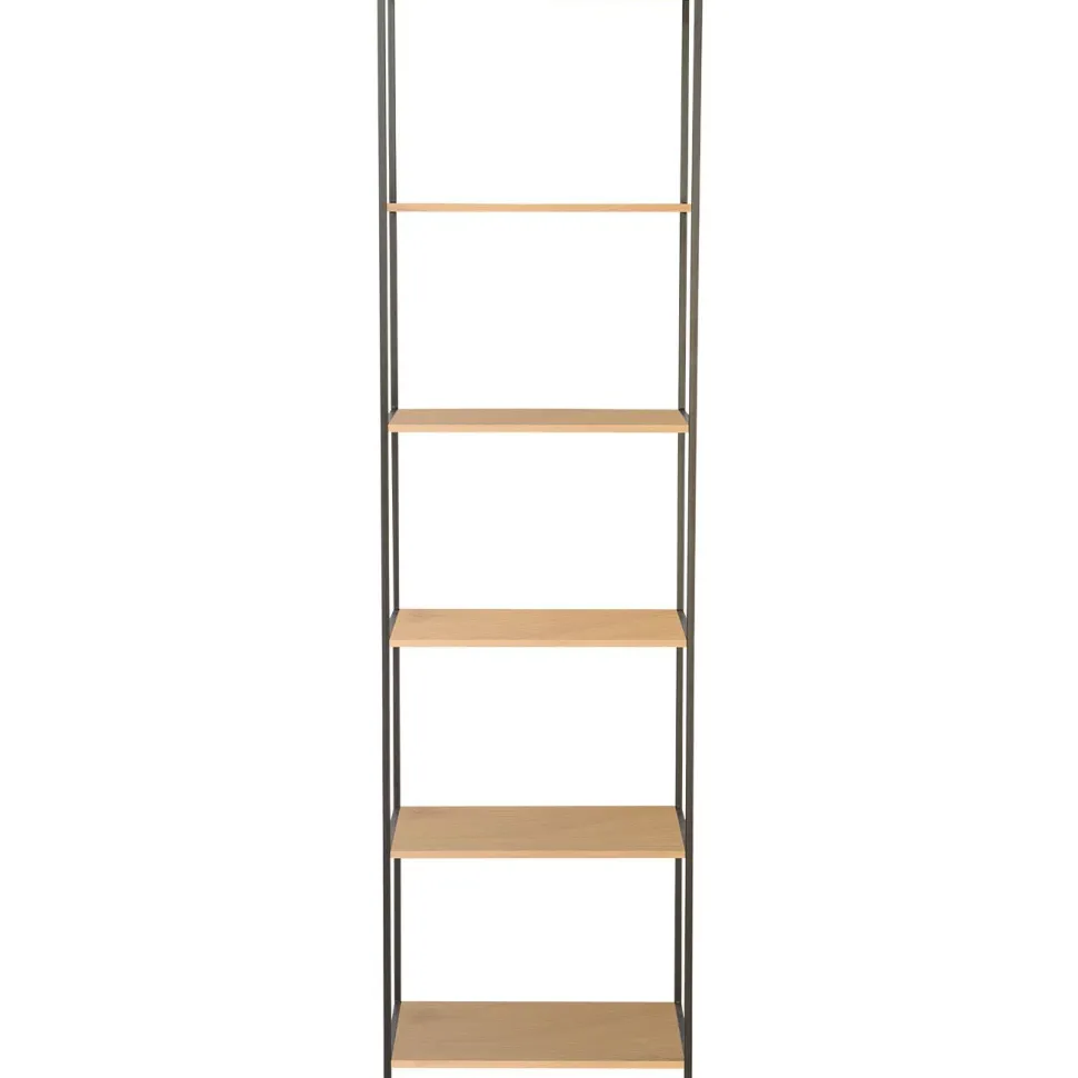 Hylly Home4You HARPER 50x30xK180 cm, saarni/musta