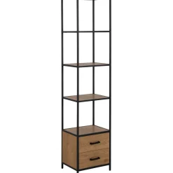Hylly Home4You SEAFORD 42x35xK185 cm, luonnonväri, beige