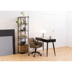 Hylly Home4You SEAFORD 42x35xK185 cm, luonnonväri, beige