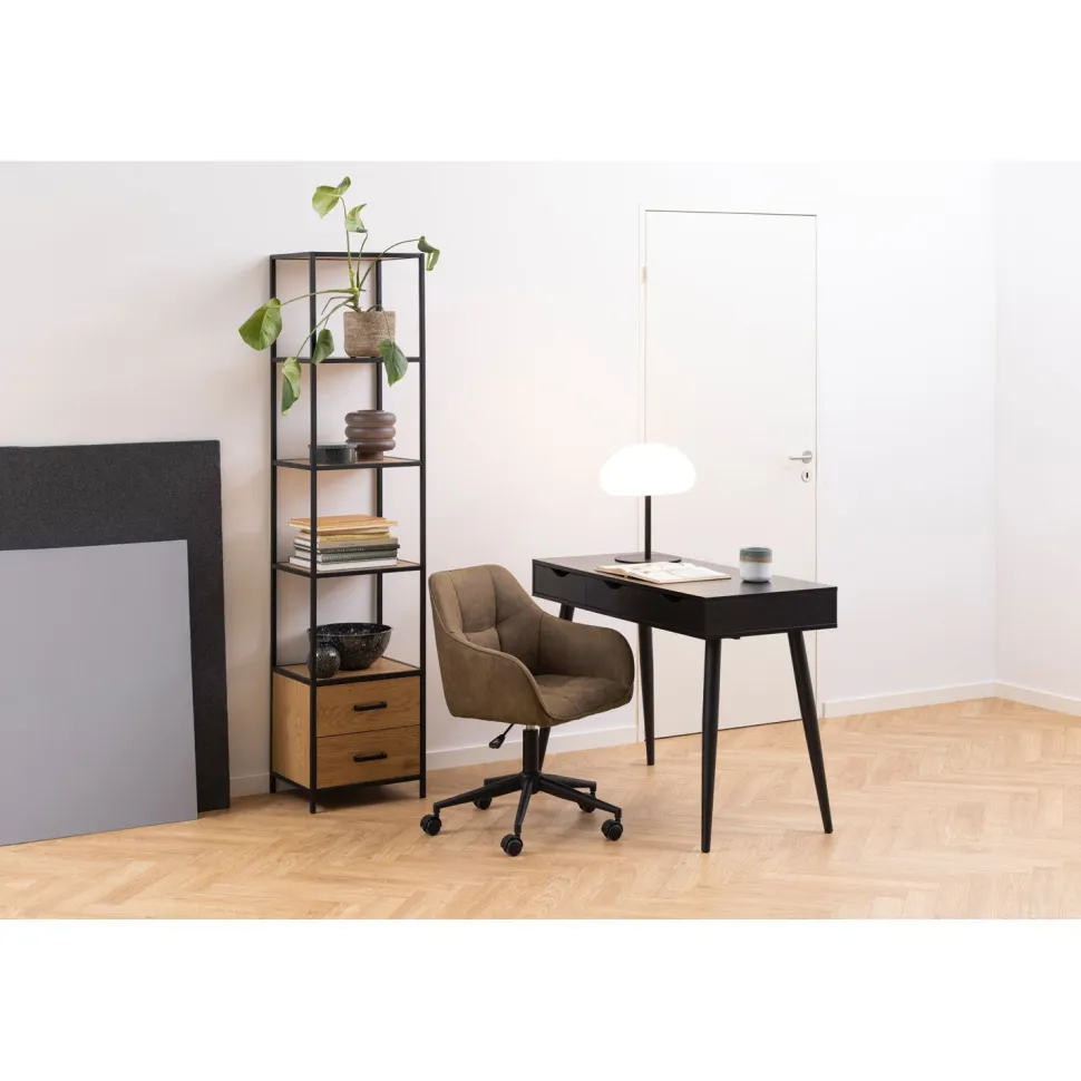 Hylly Home4You SEAFORD 42x35xK185 cm, luonnonväri, beige