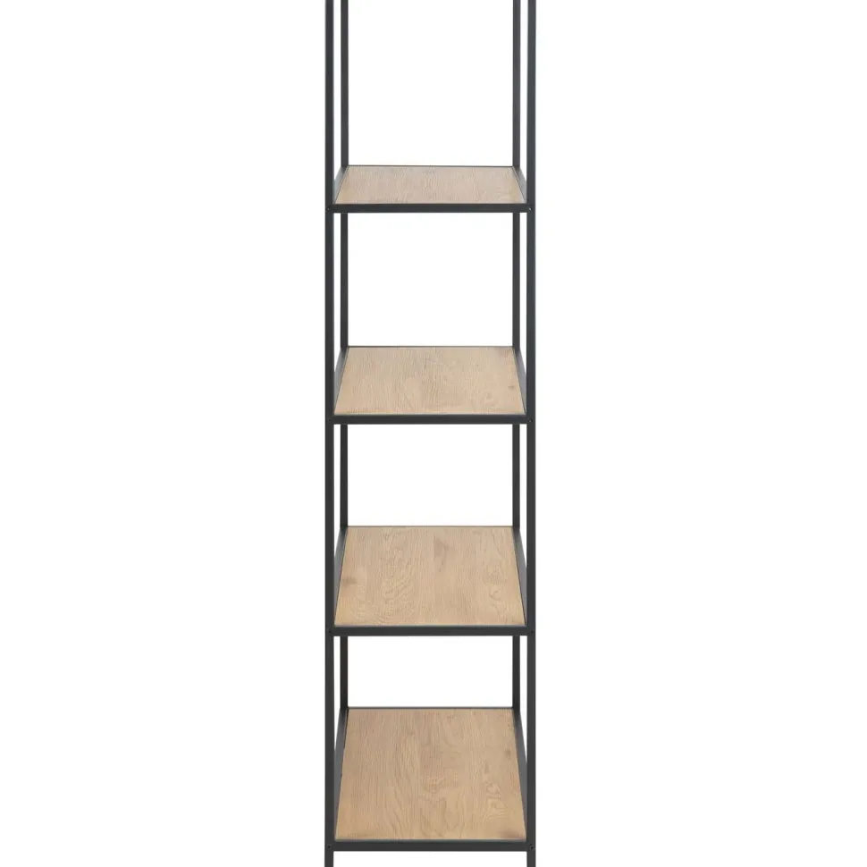 Hylly Home4You SEAFORD 77x35xK150 cm, tammi, ruskea