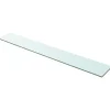 Hyllypaneeli kirkas lasi 100x15 cm