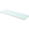 Hyllypaneeli kirkas lasi 90x30 cm