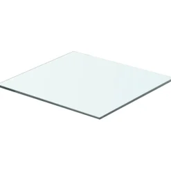 Hyllyt 2 kpl, kirkas lasi, 40x30 cm