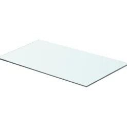 Hyllyt 2 kpl, kirkas lasi, 60x30 cm