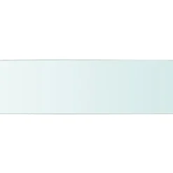 Hyllyt 2 kpl, kirkas lasi, 50x15 cm