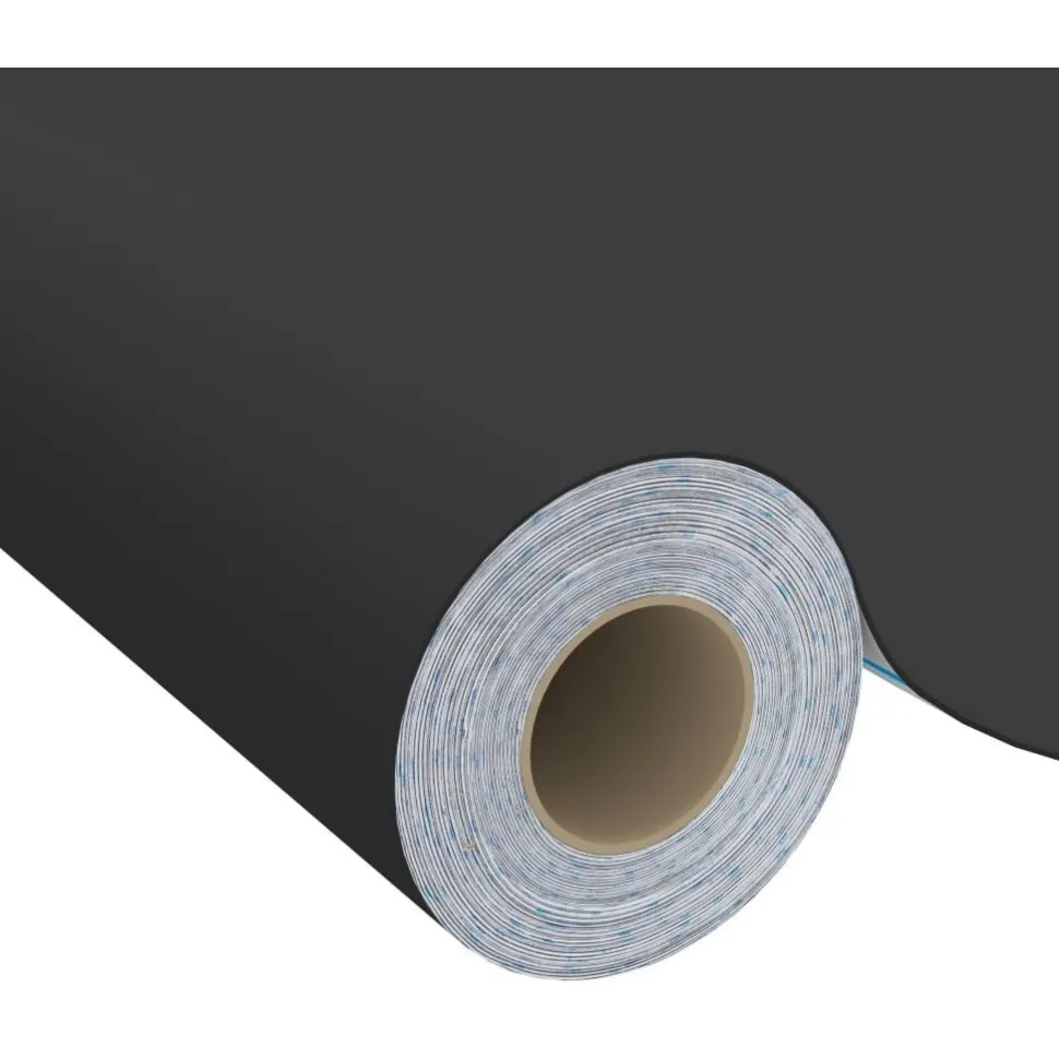 Itseliimautuva huonekalukalvo musta 500x90 cm pvc