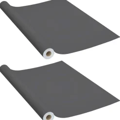 Itseliimautuvat huonekalukalvot 2 kpl harmaa 500x90 cm pvc