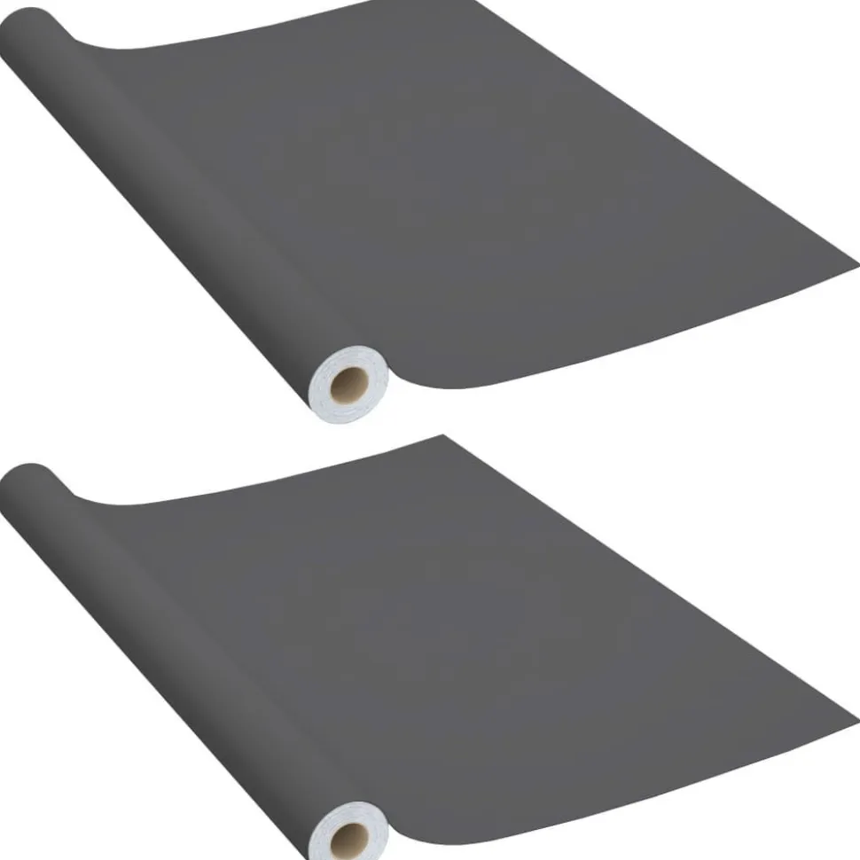 Itseliimautuvat huonekalukalvot 2 kpl harmaa 500x90 cm pvc