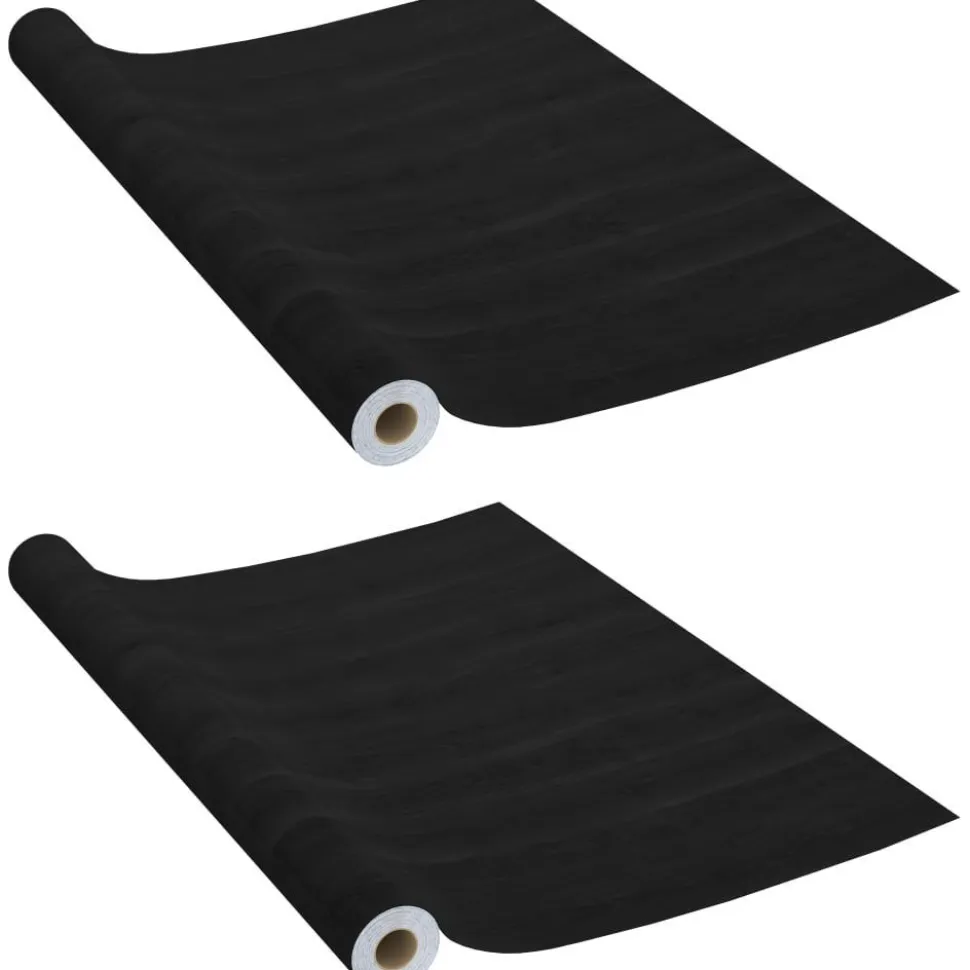 Itseliimautuvat huonekalukalvot 2 kpl tumma puu 500x90 cm