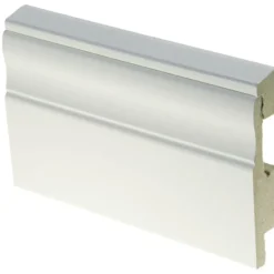 Jalkalista johtokotelolla Maler 19x90x2750mm MDF valkoinen