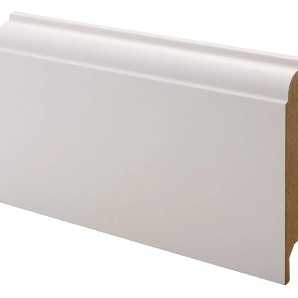 Jalkalista Maler Koski 16x92x2750mm MDF valkoinen
