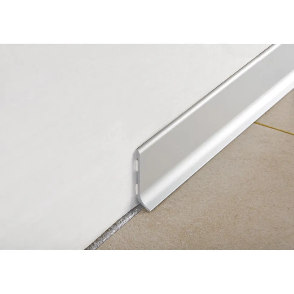 Jalkalista Progress Profiles Skirting 40 tarrakiinnitys 40x2000 mm anodisoitu alumiini