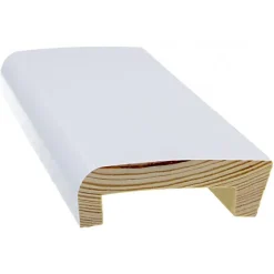 Jalkalista Cent 20x70x3300mm johtoura mänty valkoinen