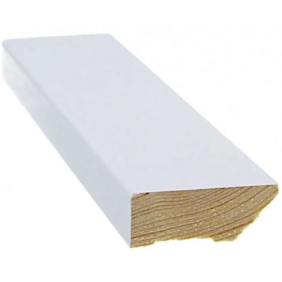 Jalkalista Cent 15x42x3300mm mänty valkoinen