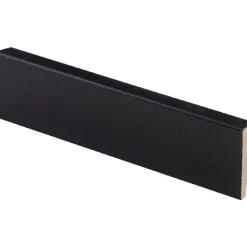 Jalkalista Maler Aava 12x42x2700mm, sj mänty, musta