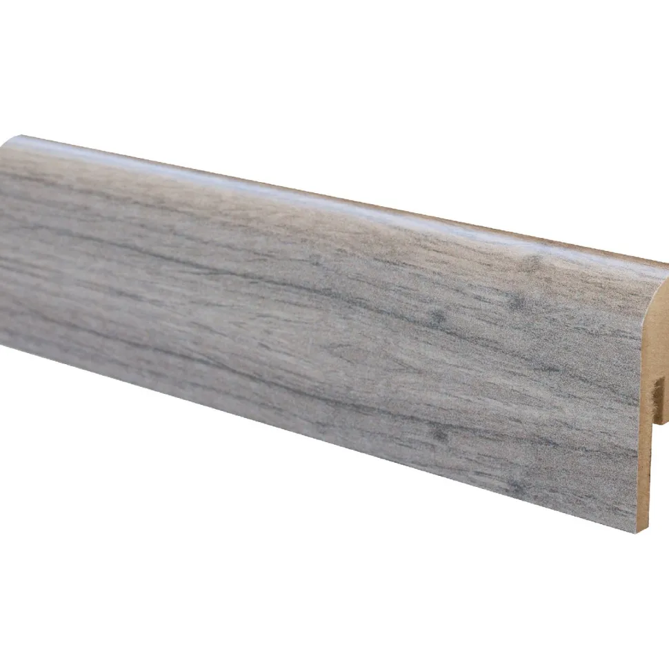Jalkalista Maler Lamella R10, 12x42x2750mm, mdf, melamiinipinta, patina tammikuvio