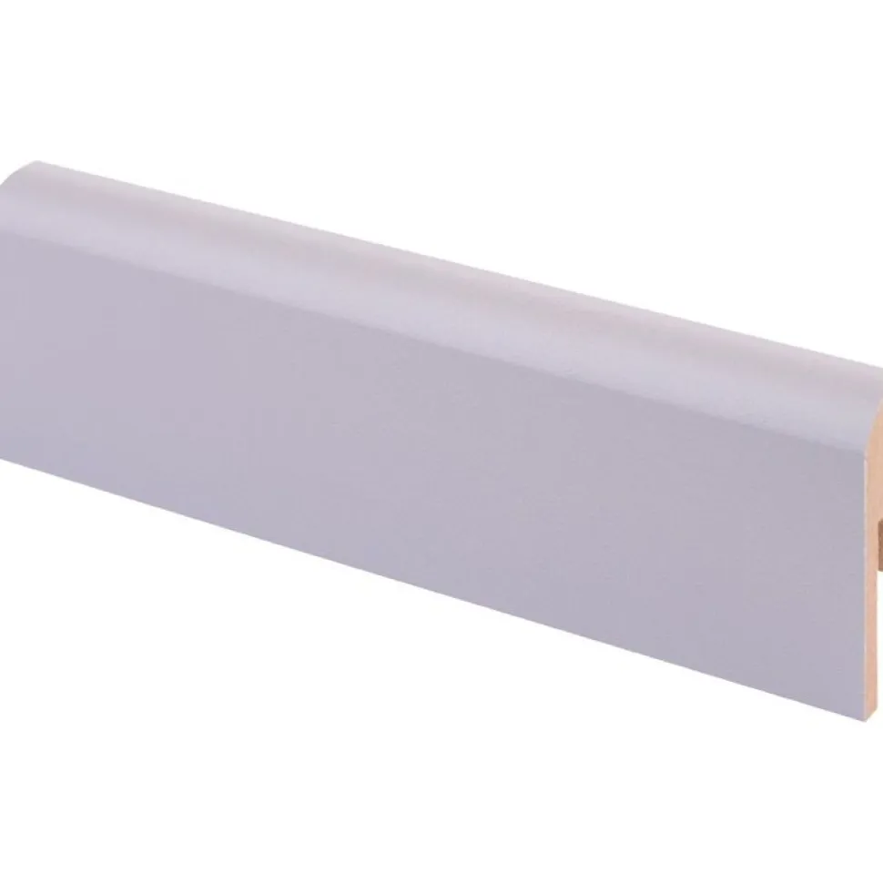 Jalkalista Maler R10 Pyörre 12x42x2750mm MDF harmaa