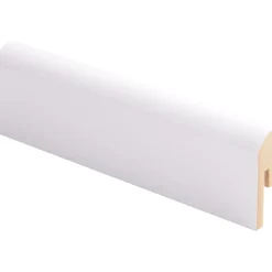 Jalkalista Maler R10, 12x42x2750mm, mdf, melamiinipinta, lumi