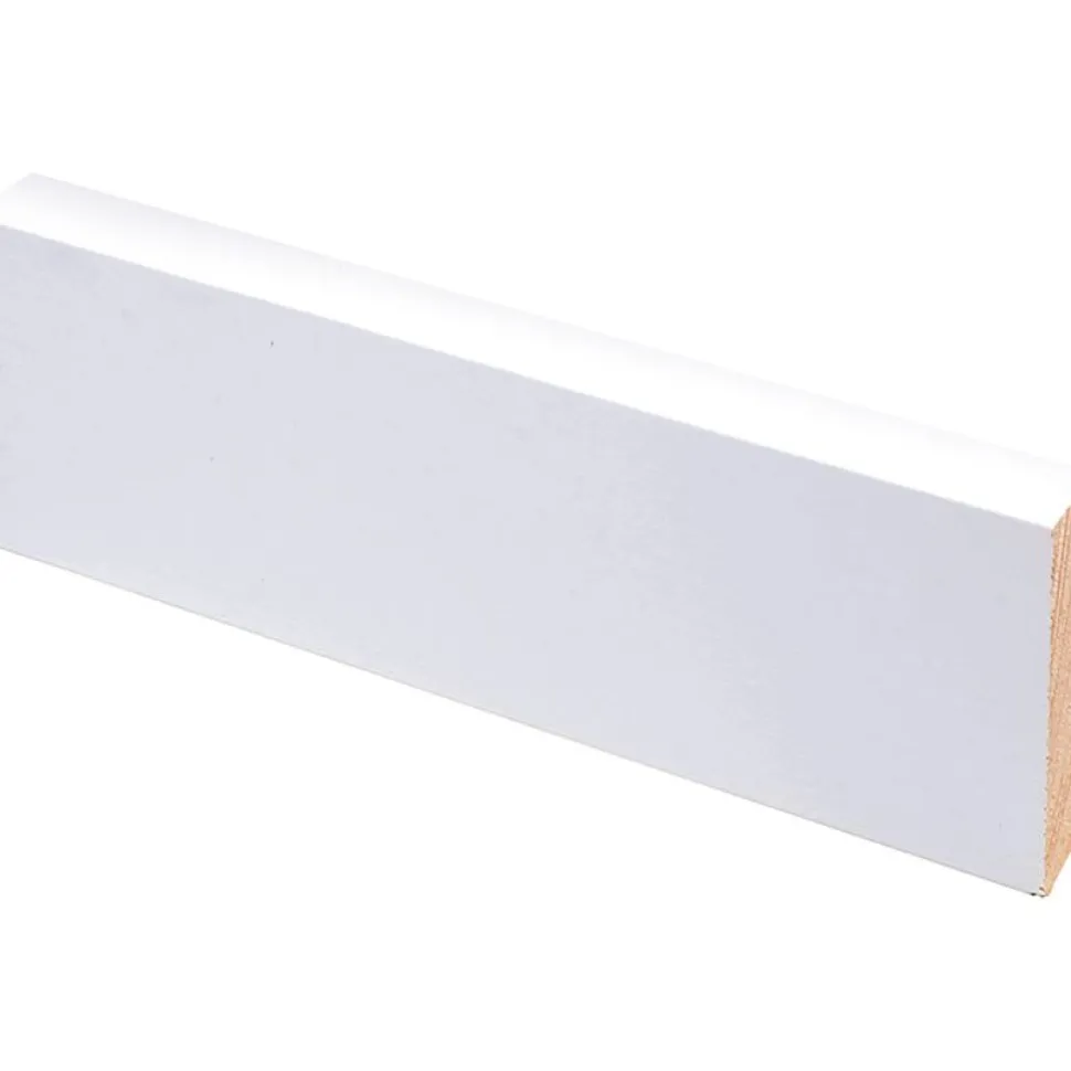 Jalkalista Maler Smart Aava 12x52x3300mm mänty valkoinen