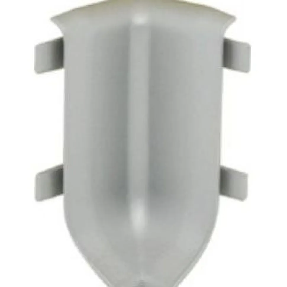 Jalkalistan sisäkulma Progress Profiles Skirting 40 anodisoitu alumiini 2 kpl