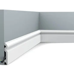 Jalkalista Orac Decor SX137 15x99x2000 mm polystyreeni valkoinen