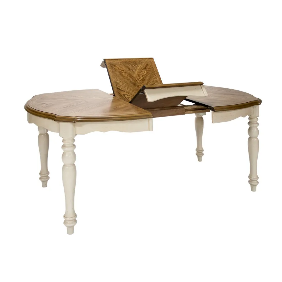 Jatkettava ruokapöytä Home4You Lily 137/182x106,5cm tammi
