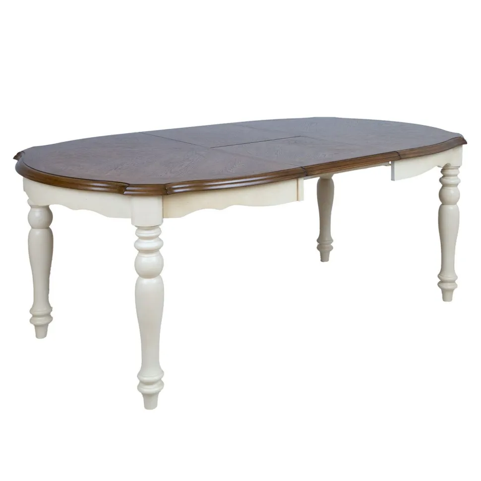 Jatkettava ruokapöytä Home4You Lily 137/182x106,5cm tammi