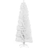 Joulukuusi Nordic Winter, Bling, kapea PVC , luokka C, 180x68cm, valkoinen