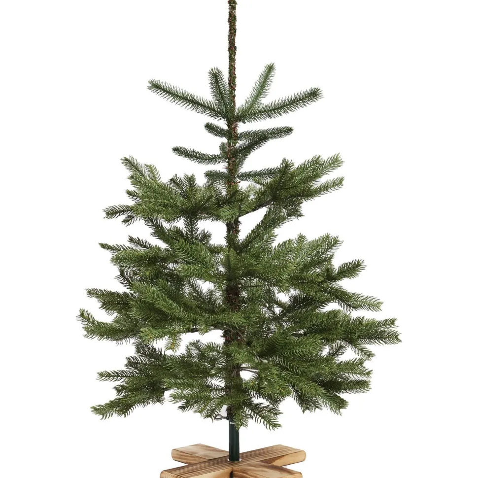 Joulukuusi Nordic Winter, PE Danish Colleciton, 100 x 65 cm puujalalla