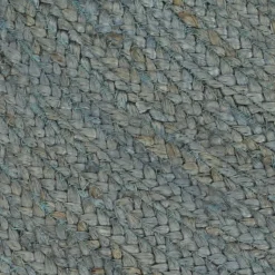 Juuttimatto Ø90cm käsinkudottu oliivinvihreä