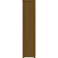 Kaappi 80x35x154 cm mänty musta