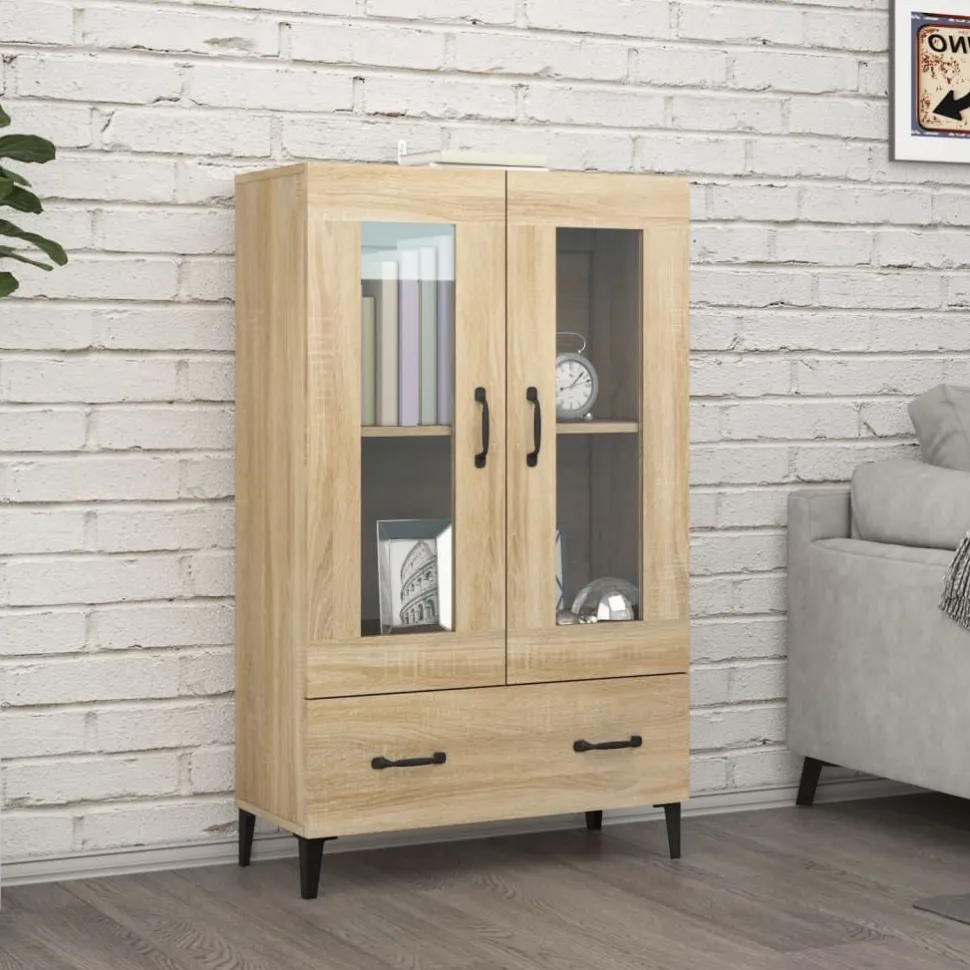 Kaappi 5 70x31x115 cm tekninen puu tammi