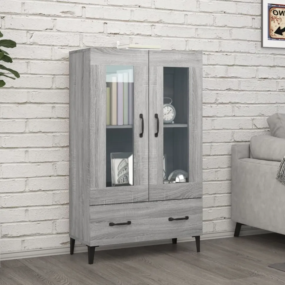 Kaappi 5 70x31x115 cm tekninen puu tammi