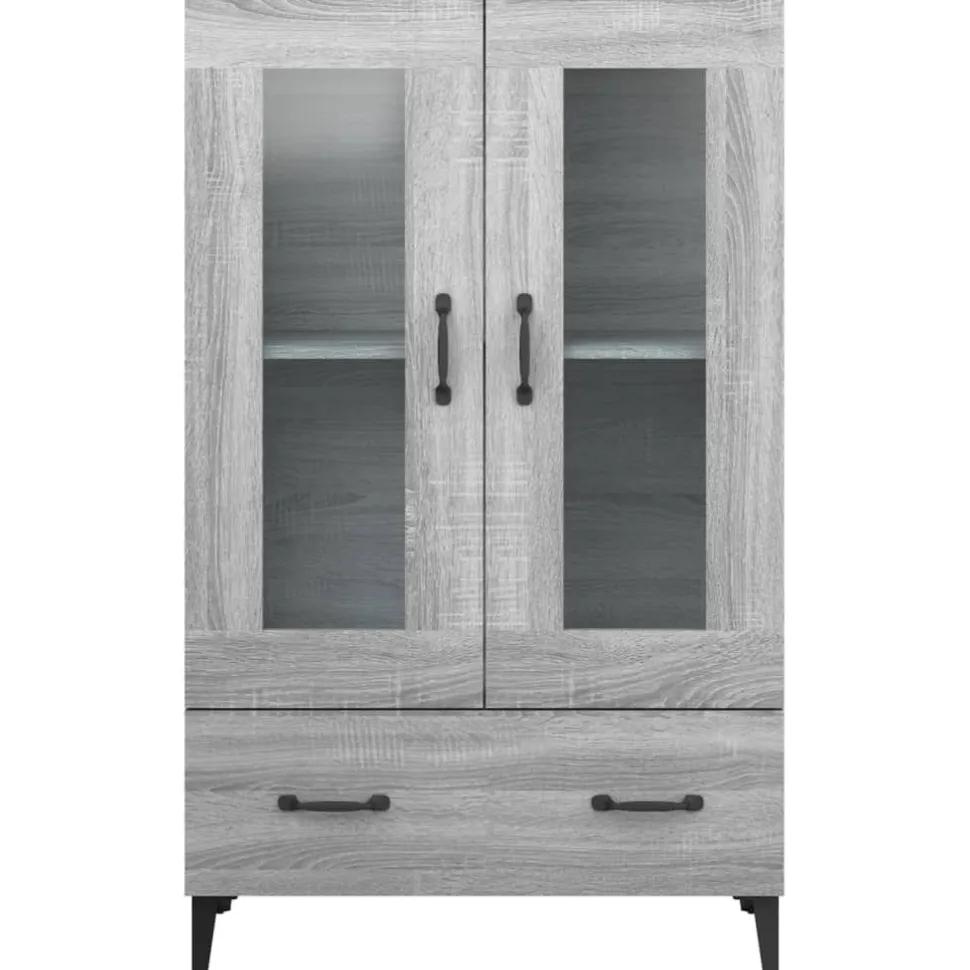 Kaappi 5 70x31x115 cm tekninen puu tammi