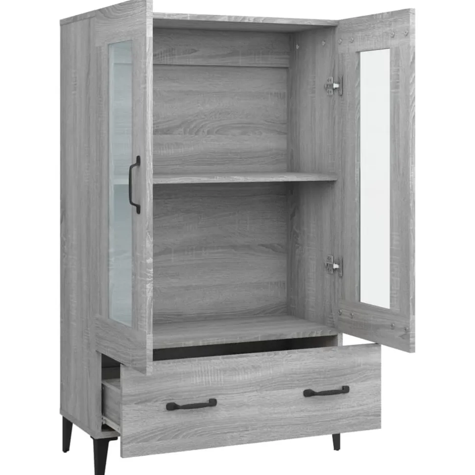 Kaappi 5 70x31x115 cm tekninen puu tammi