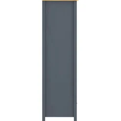 Kaksiovinen vaatekaappi hill range harmaa 89cm mänty