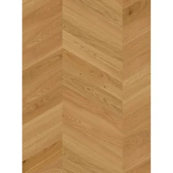 Kalanruotoparketti Boen Chevron Oak Animoso, öljytty, harjattu, liimattava