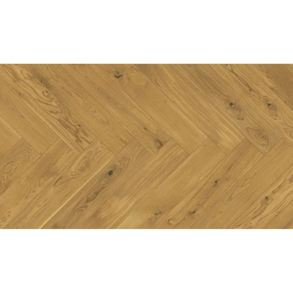Kalanruotoparketti DomusFlooring Tammi Ashford HB 14x130x725 mm