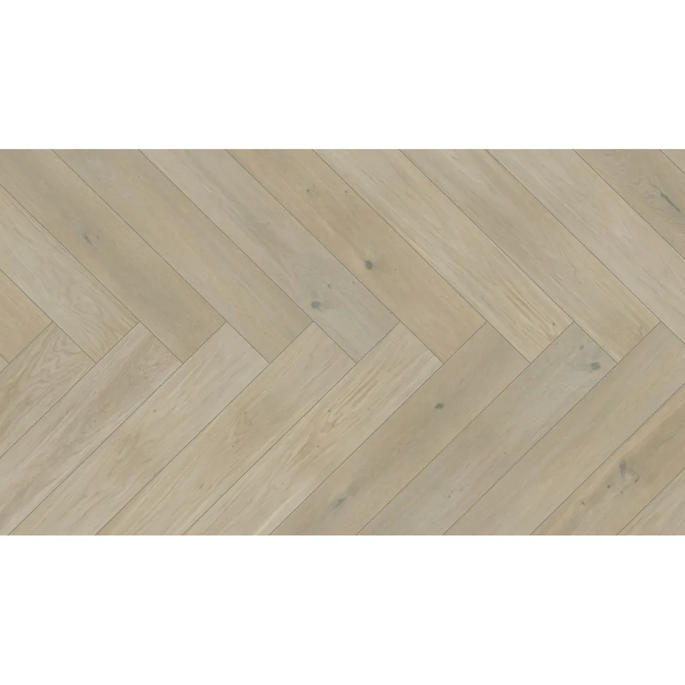 Kalanruotoparketti DomusFlooring Tammi Louvre HB 14x130x725 mm